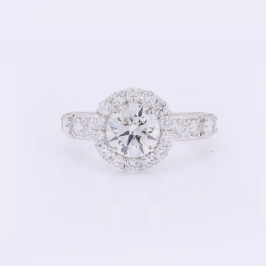 2.00 Carats Lab Grown Diamond 14K Gold Ring