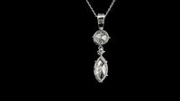 3.03 Carats Lab Grown Diamond 14K Gold Pendant