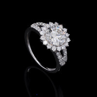 2.79 Carats Lab Grown Diamond 14K Gold Ring