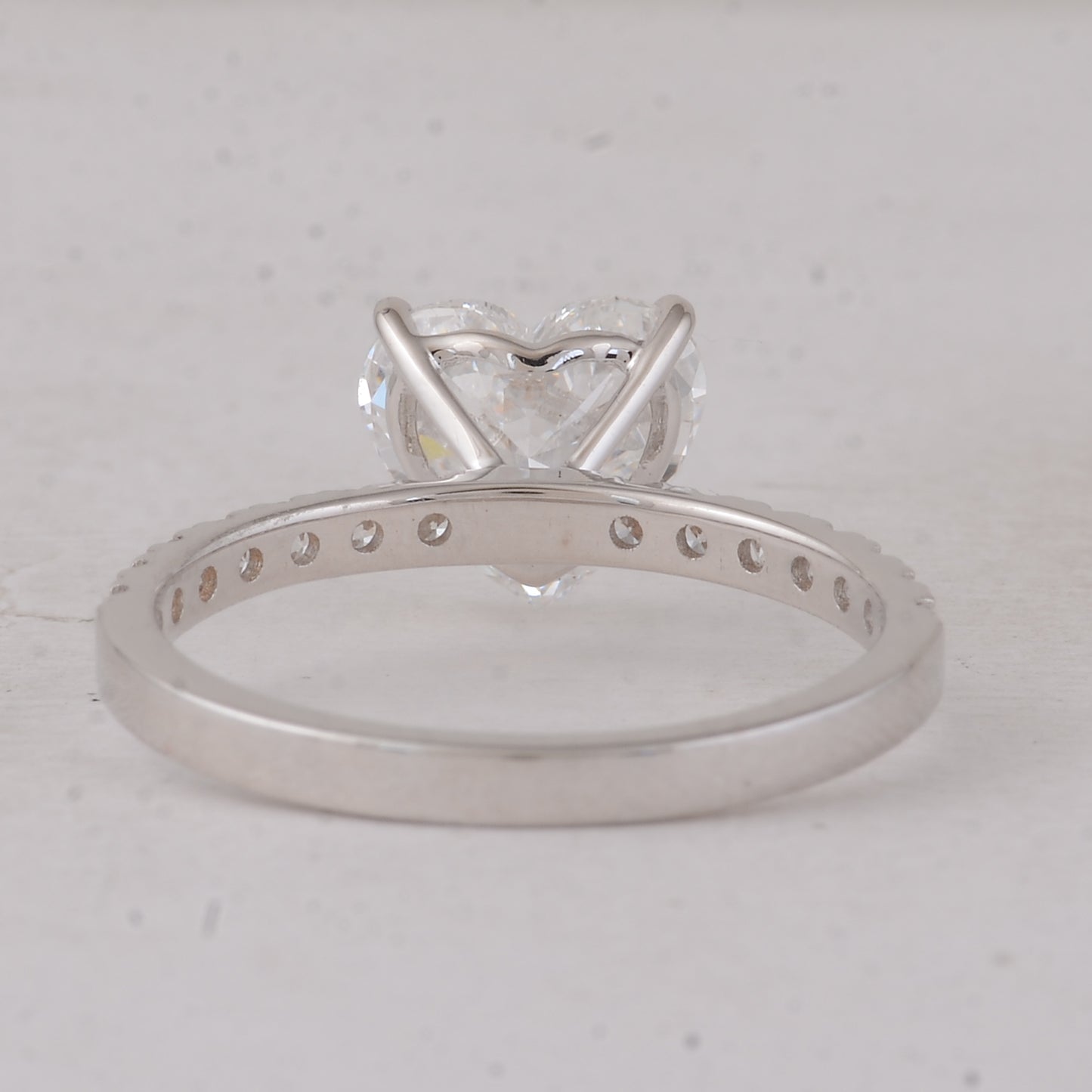 2.42 Carats Lab Grown Diamond 14K Gold Ring