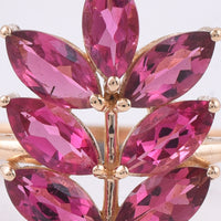 1.62 Ct Marquise Natural Tourmaline 14K Gold Ring