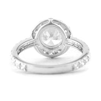 2.80 Carats Lab Grown Diamond 14K Gold Ring