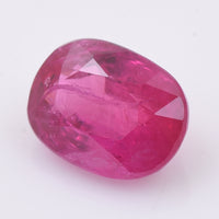 1.42 Natural Corundum Ruby Rectangular Cushion Mixed Cut Gemstone