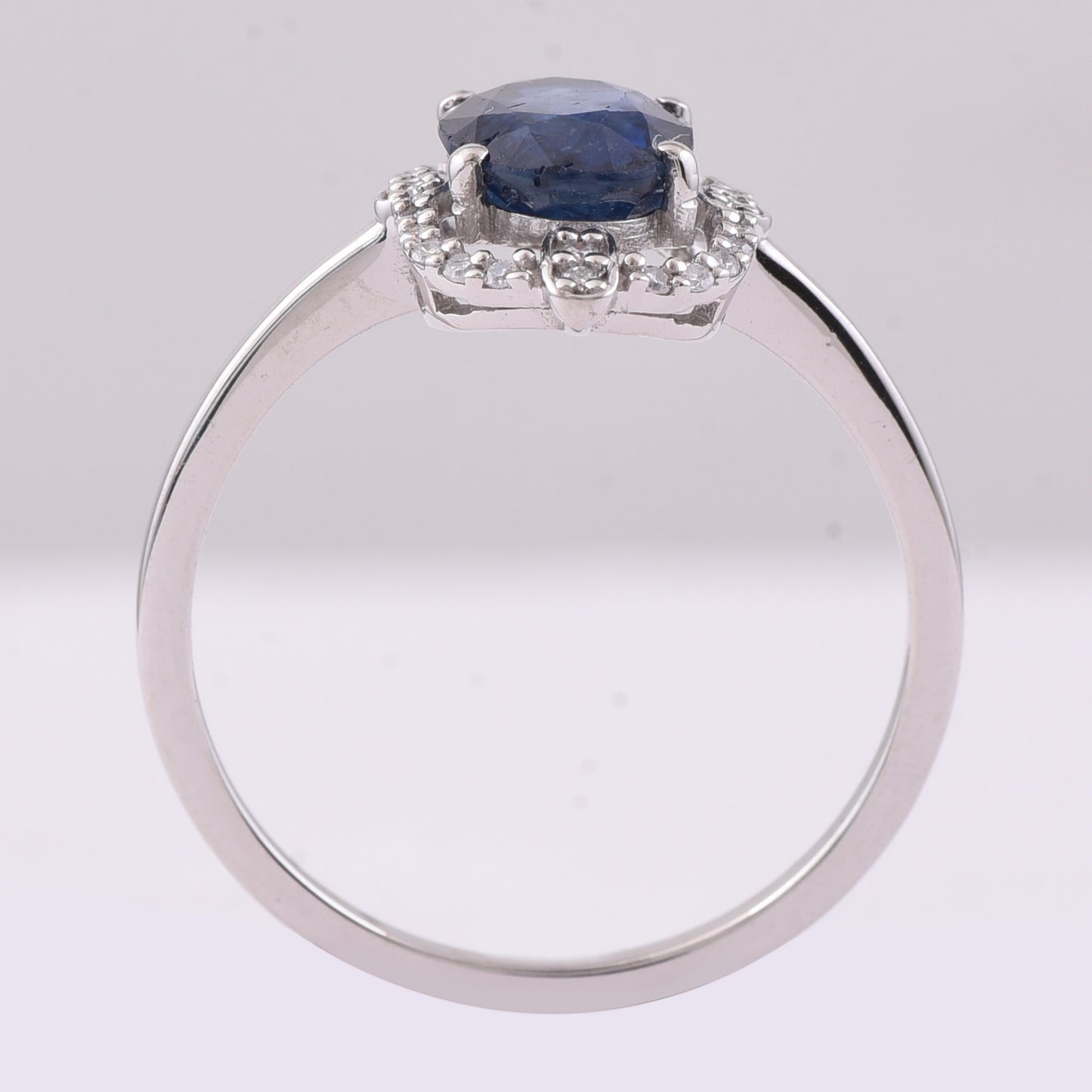 1.81 Ct Oval Mixed Cut Natural Sapphire 950 Platinum Ring