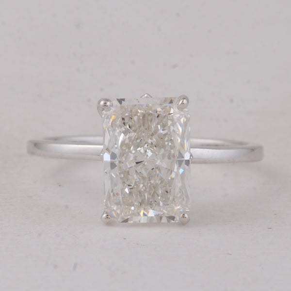 3.02 Carats Lab Grown Diamond 14K Gold Ring