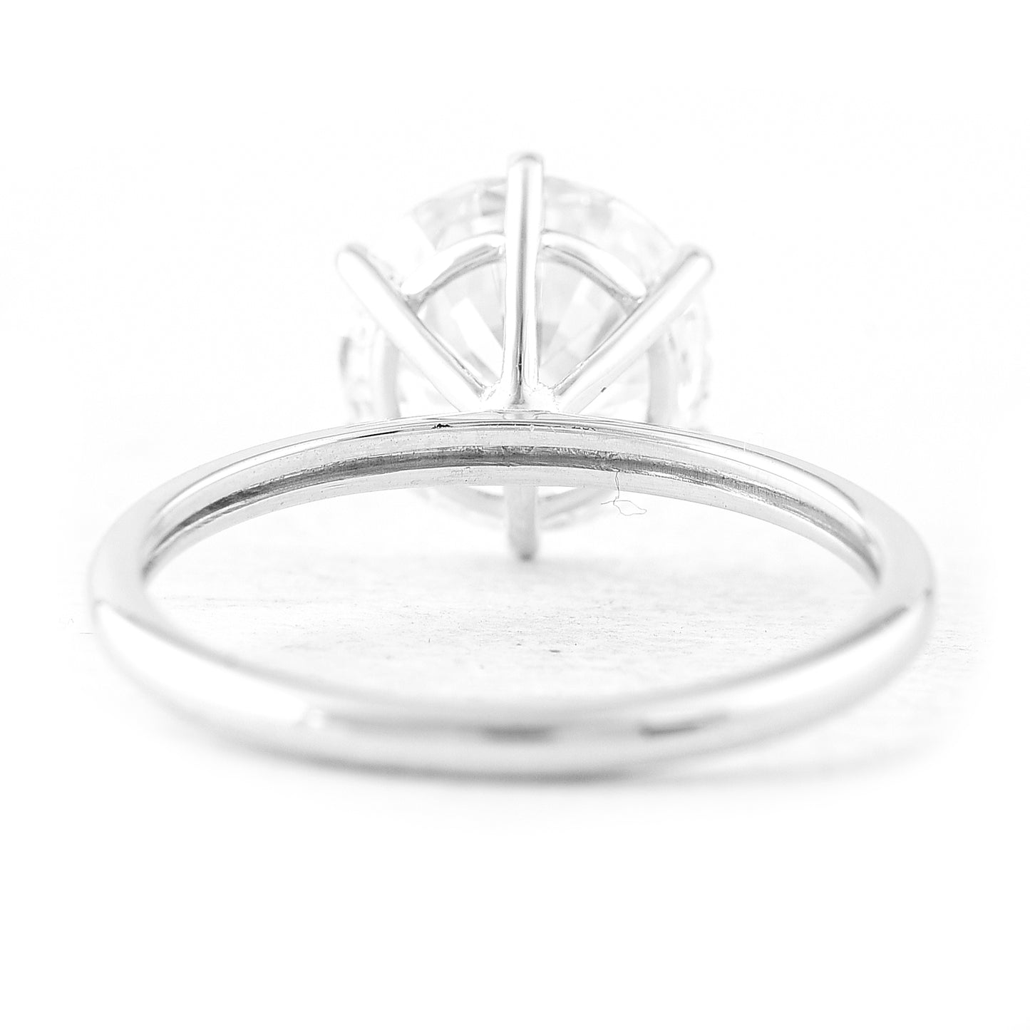 3.16 Carats Lab Grown Diamond 14K Gold Ring