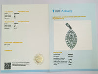 2.46 Carats Lab Grown Diamond 14K Gold Pendant