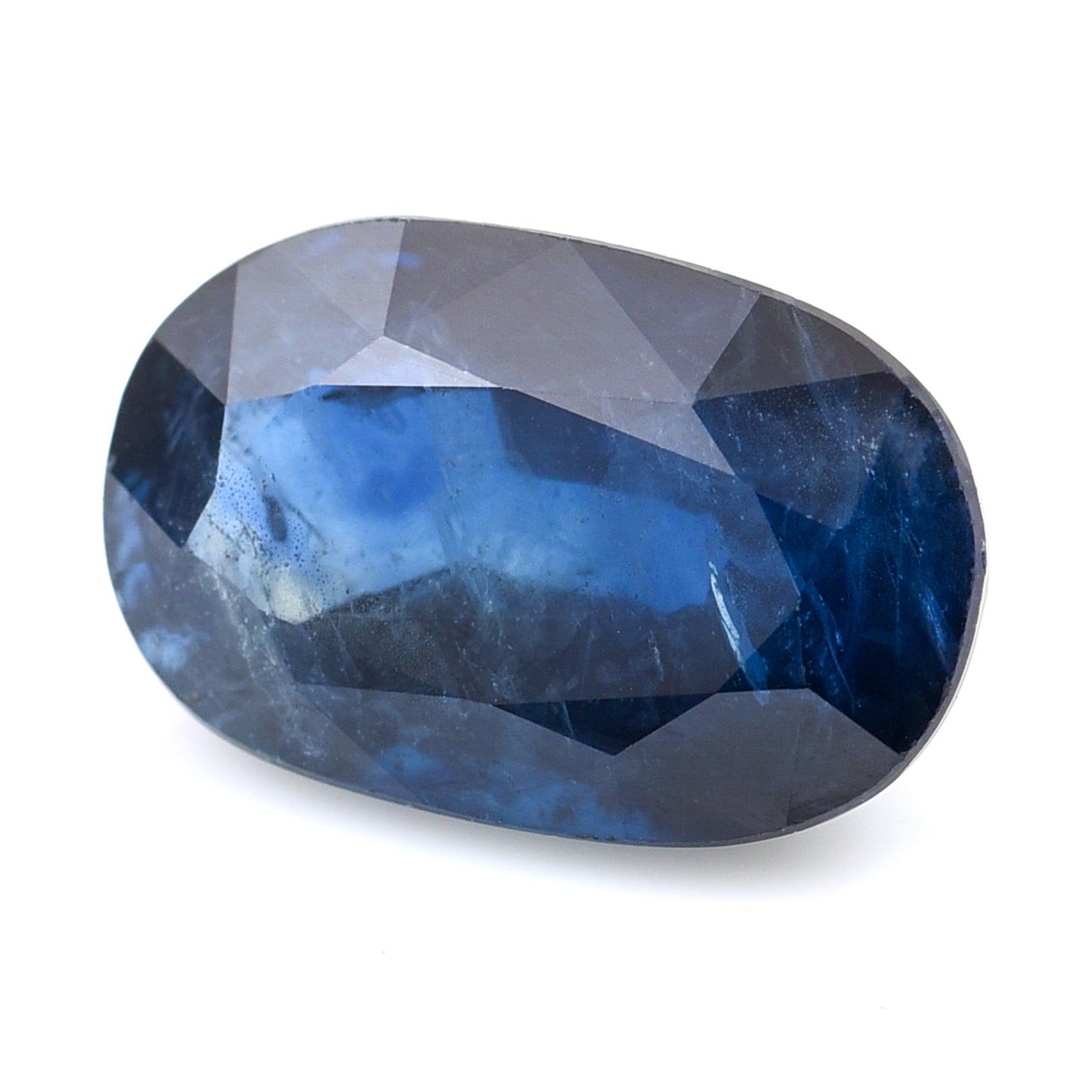 7.52 Natural Corundum Sapphire Oval Mixed Cut Gemstone