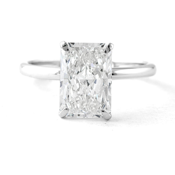 3.05 Carats Lab Grown Diamond 950 Platinum Ring