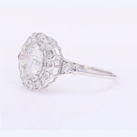 2.50 Carats Lab Grown Diamond 14K Gold Ring