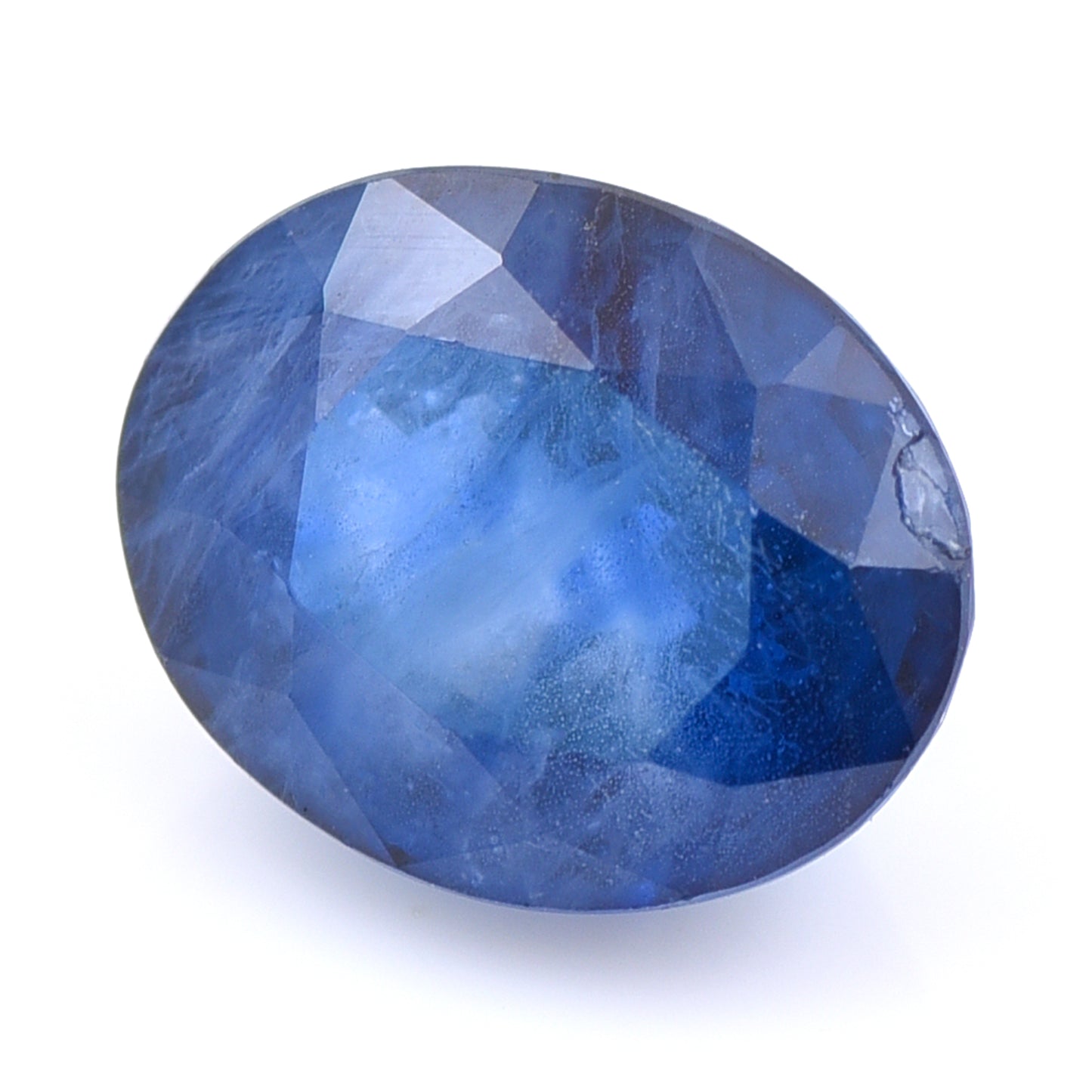 3.14 Natural Corundum Sapphire Oval Mixed Cut Gemstone