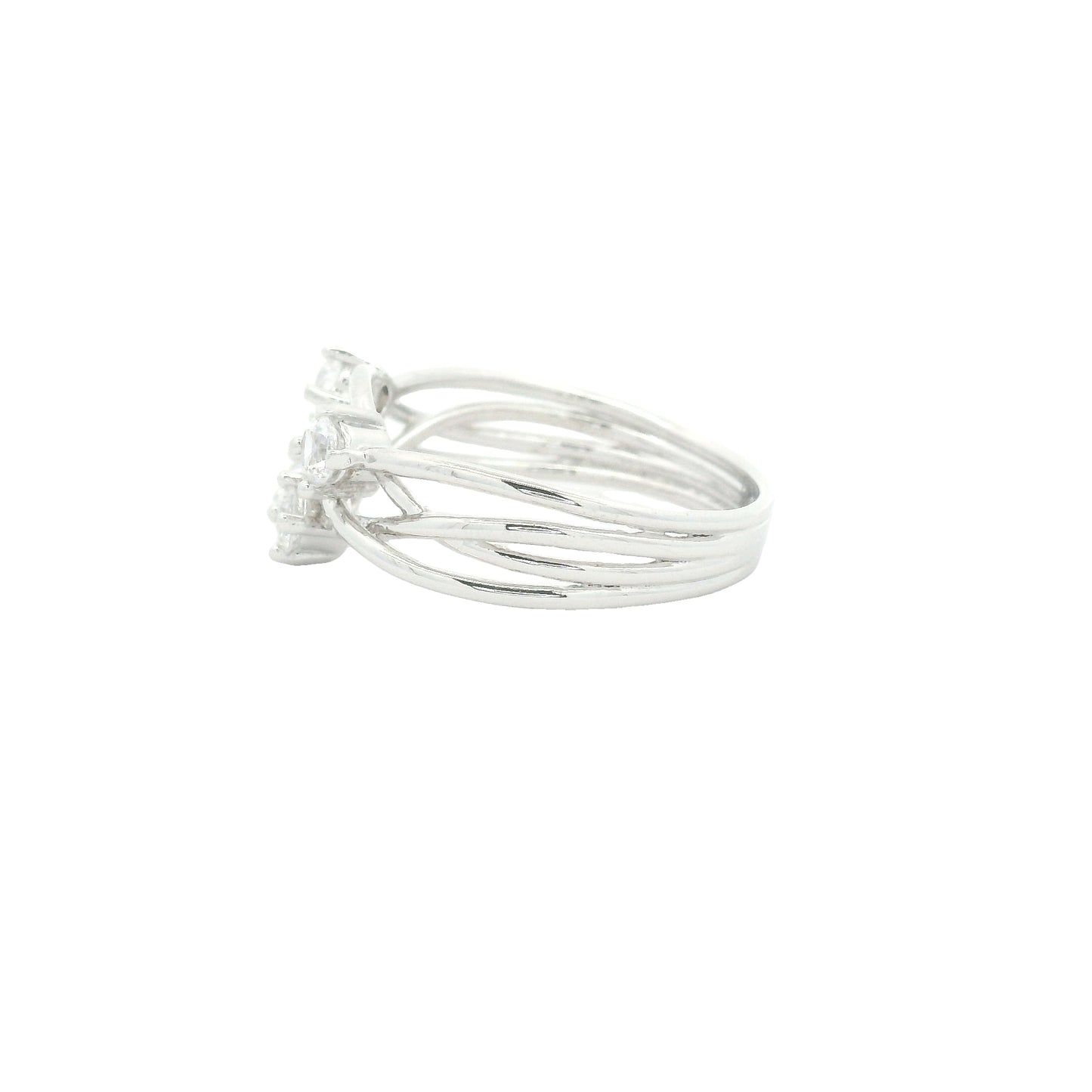 1.72 Ct Cubic Zirconia 925 Sterling Silver Ring
