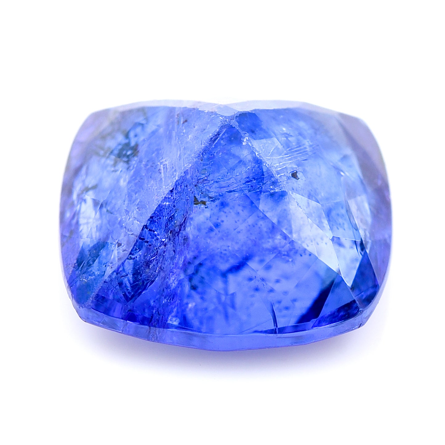 8.82 Natural Zoisite Tanzanite Cushion Mixed Cut Gemstone