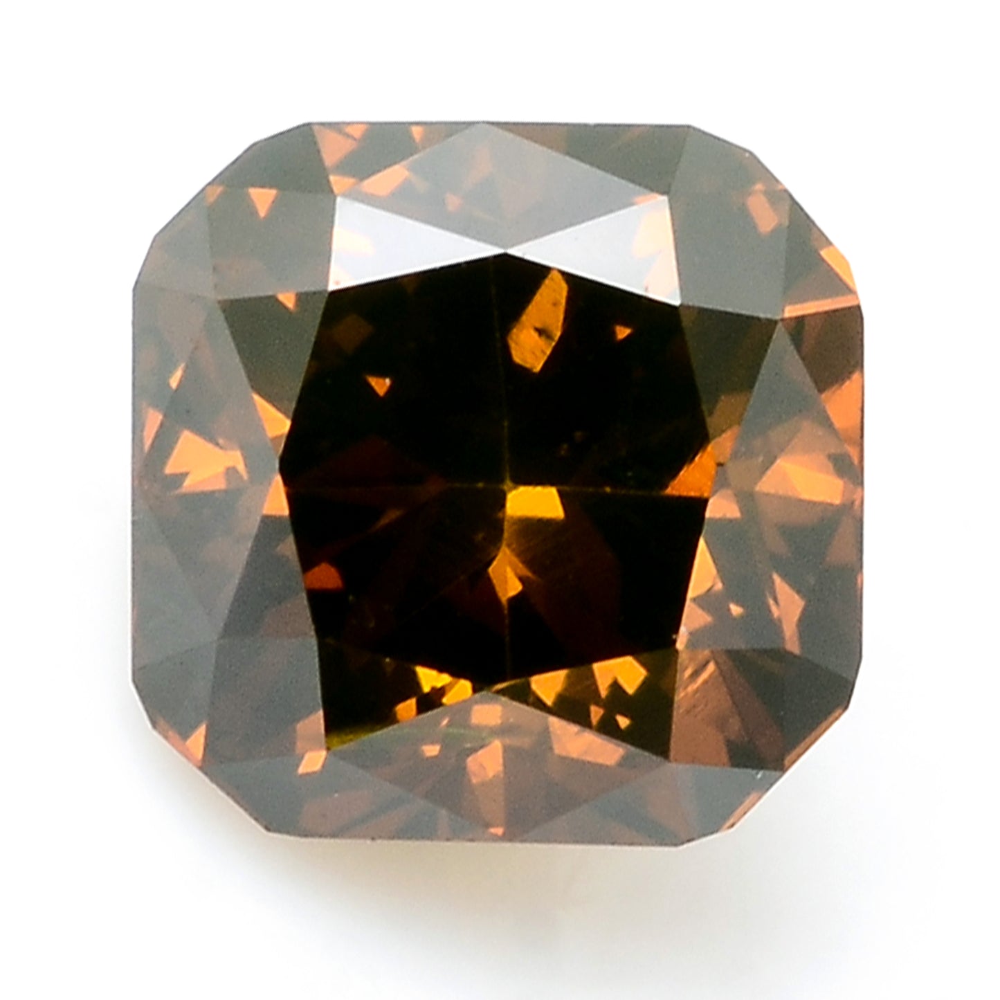 0.45 Carat Red Diamond Octagon Loose Gemstone