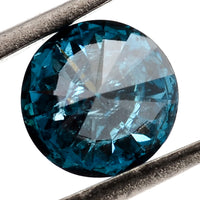 0.31 Blue Diamond Round Loose Gemstone