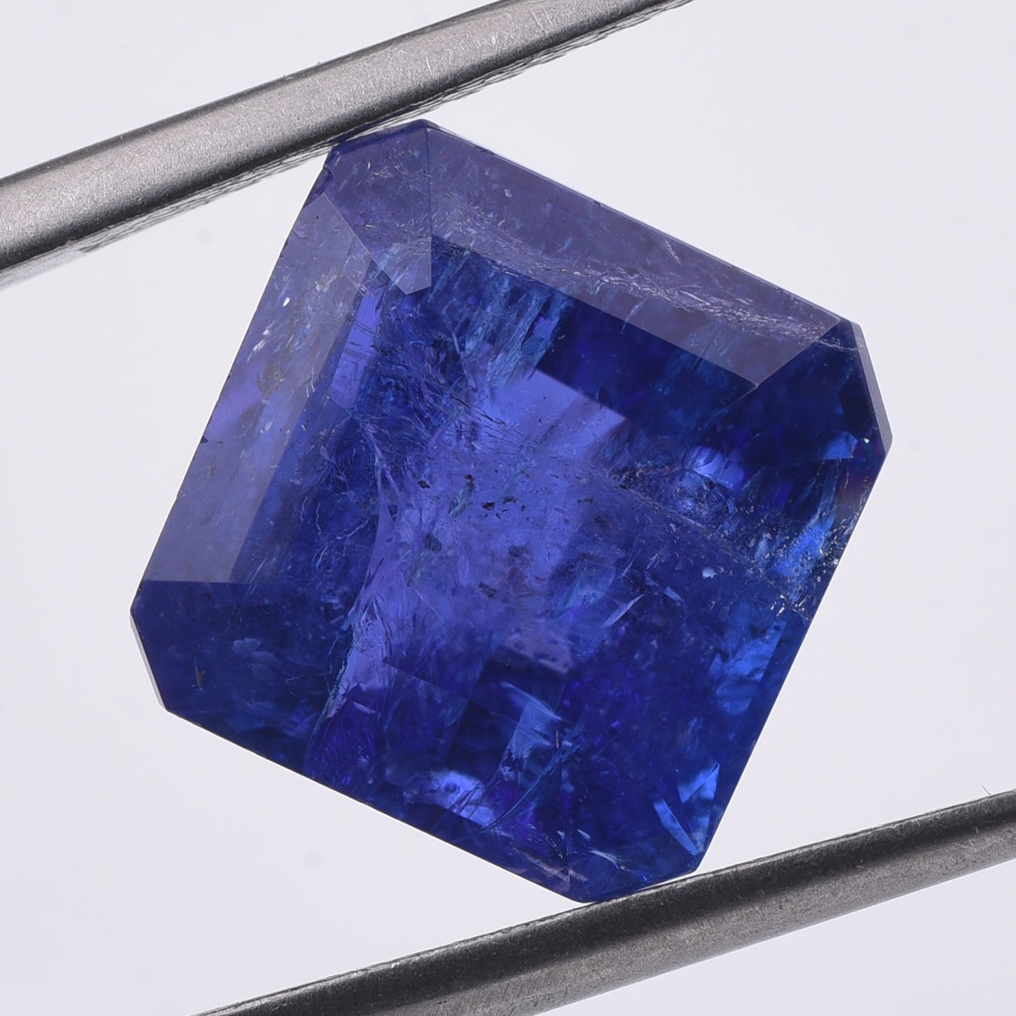 8.7 Natural Zoisite Tanzanite Square Emerald Cut Gemstone