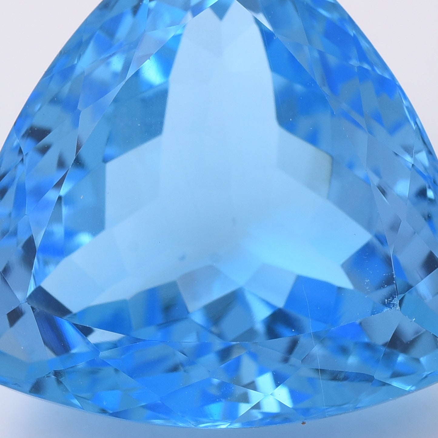 36.33 Natural Topaz Blue Topaz Triangular Mixed Cut Gemstone