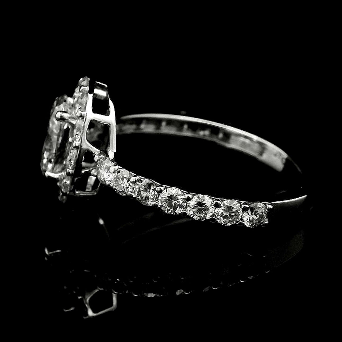 1.98 Carats Lab Grown Diamond 14K Gold Ring