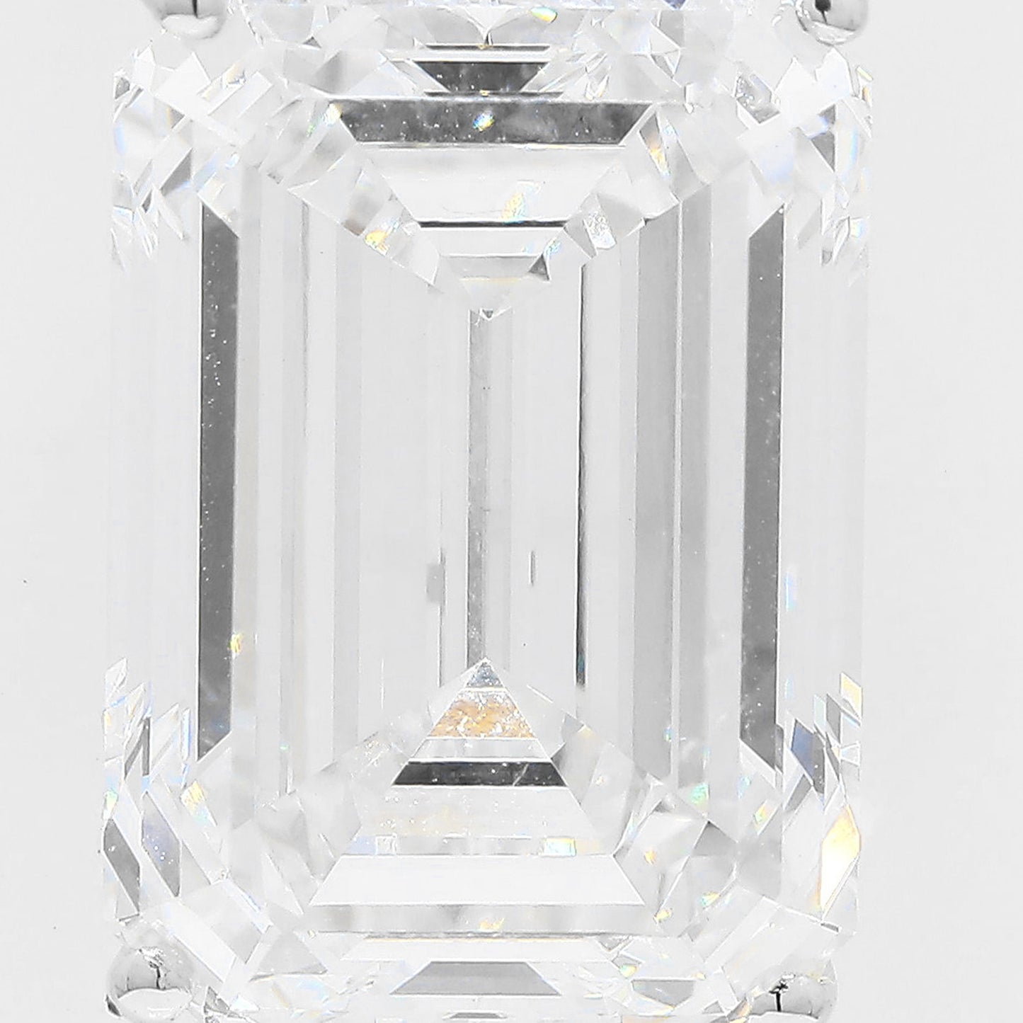 15.91 Ct Emerald Cut Lab Grown Diamond 950 Platinum Pendant