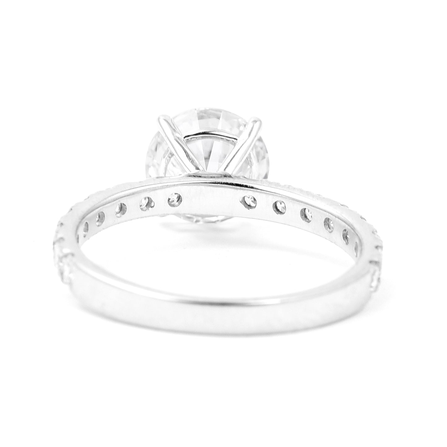 2.59 Carats Lab Grown Diamond 14K Gold Ring