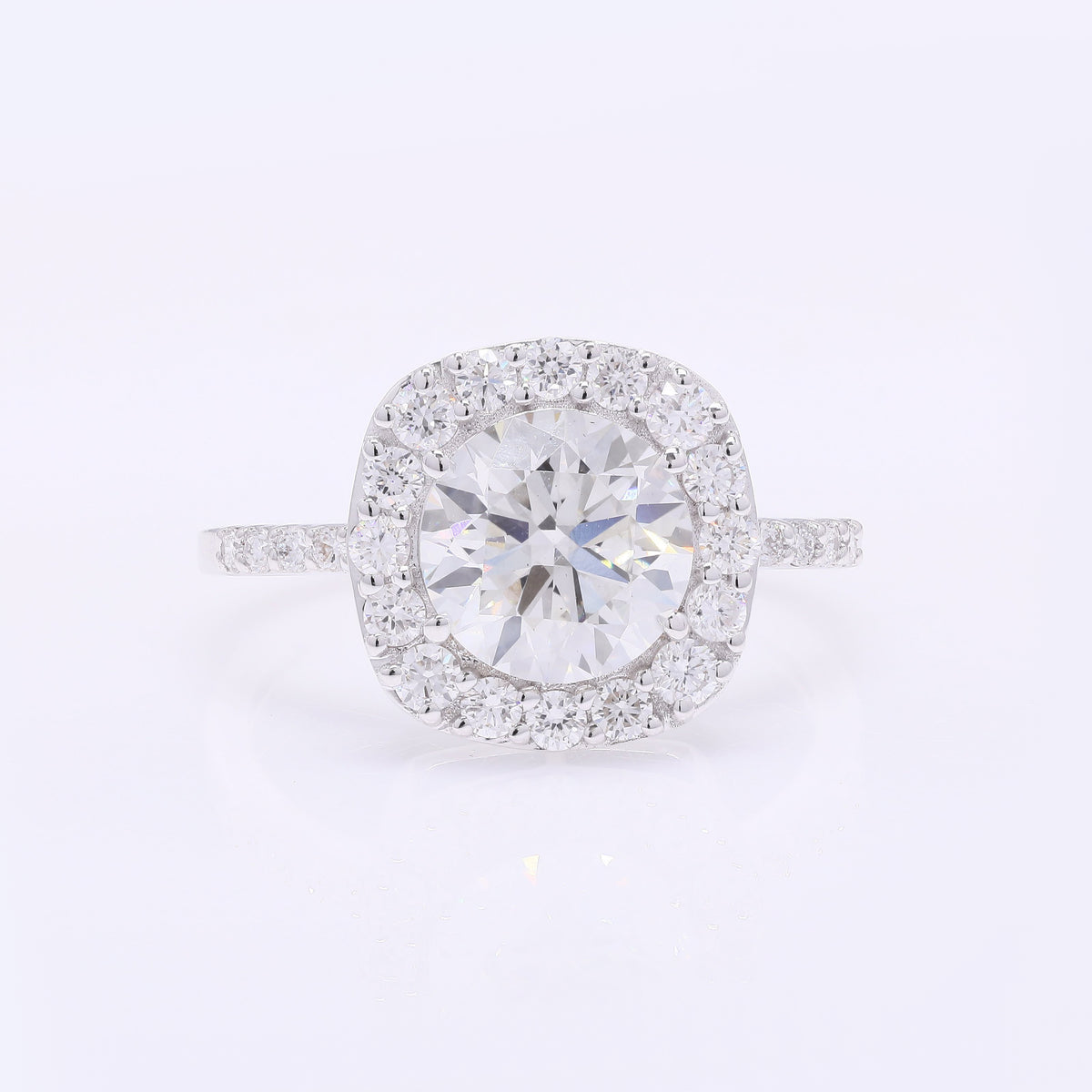 2.50 Carats Lab Grown Diamond 14K Gold Ring