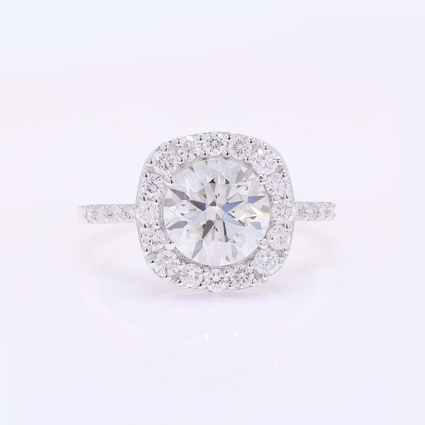 2.50 Carats Lab Grown Diamond 14K Gold Ring