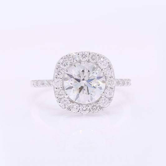 2.50 Carats Lab Grown Diamond 14K Gold Ring