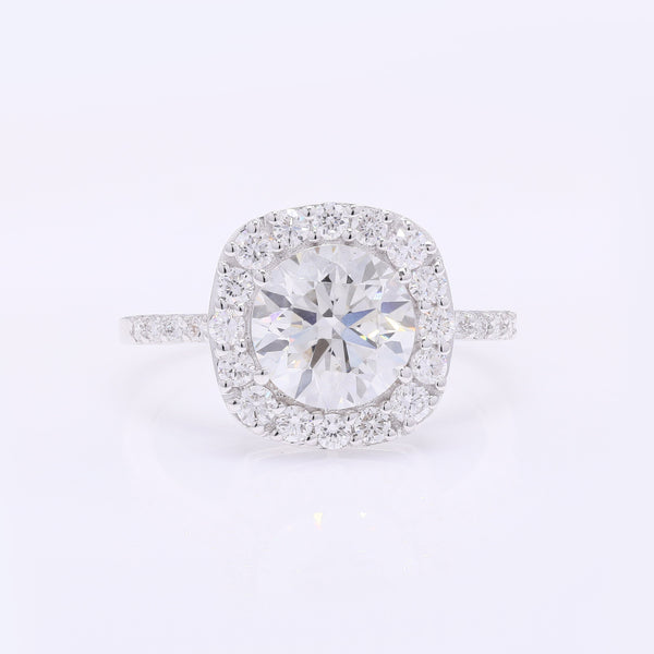 2.50 Carats Lab Grown Diamond 14K Gold Ring