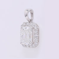 2.35 Carats Lab Grown Diamond 14K Gold Pendant