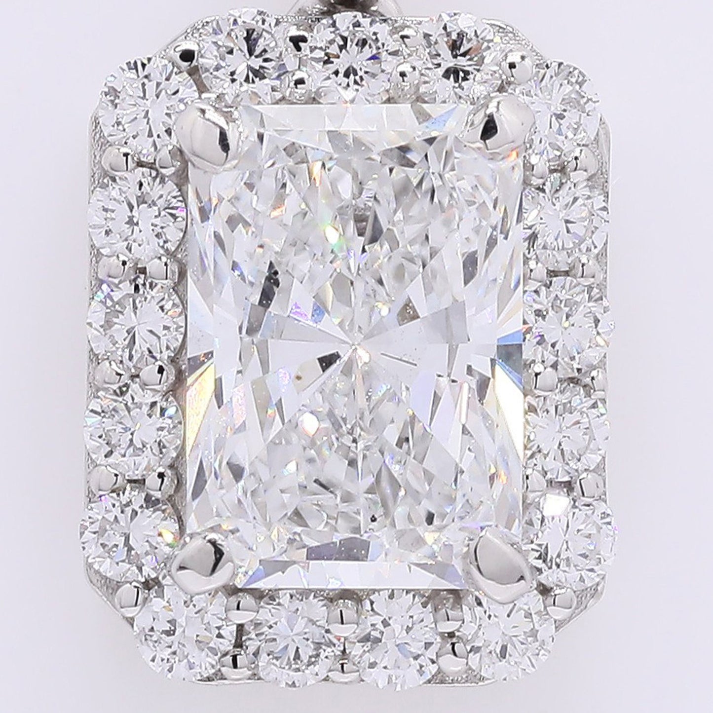 2.37 Carats Lab Grown Diamond 950 Platinum Pendant