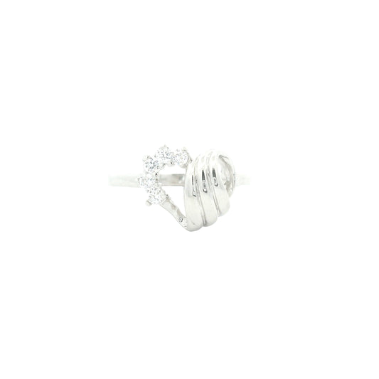 0.85 Ct Cubic Zirconia 925 Sterling Silver Ring