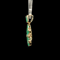 2.08 Ct Marquise Emerald 14K Gold Pendant