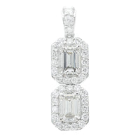 2.99 Carats Lab Grown Diamond 14K Gold Pendant