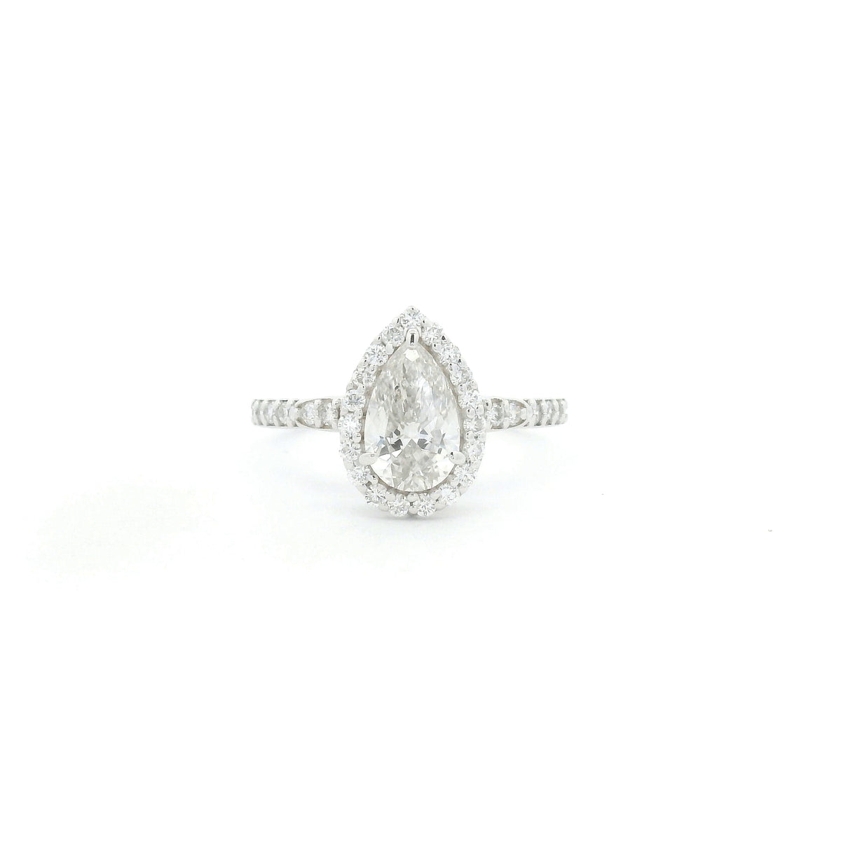 1.38 Carats Lab Grown Diamond 14K Gold Ring