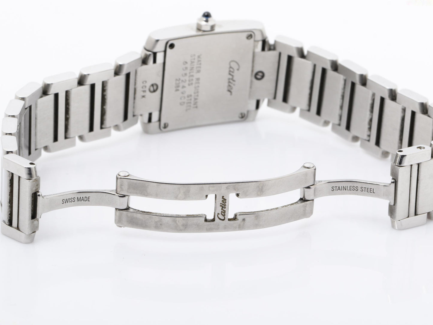 Cartier - W51008Q3 - Tank Francaise White Dial Ladies Quartz Watch, 20mm