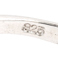 0.00 Ct Plain 925 Sterling Silver Ring