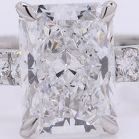 2.42 Carats Lab Grown Diamond 950 Platinum Ring