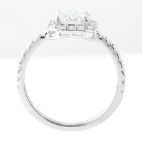 2.21 Carats Lab Grown Diamond 14K Gold Ring