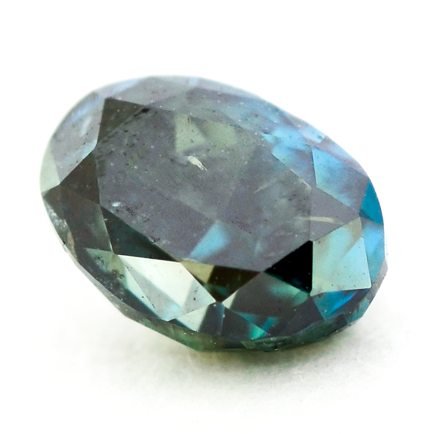 0.36 Blue Diamond Oval Loose Diamond