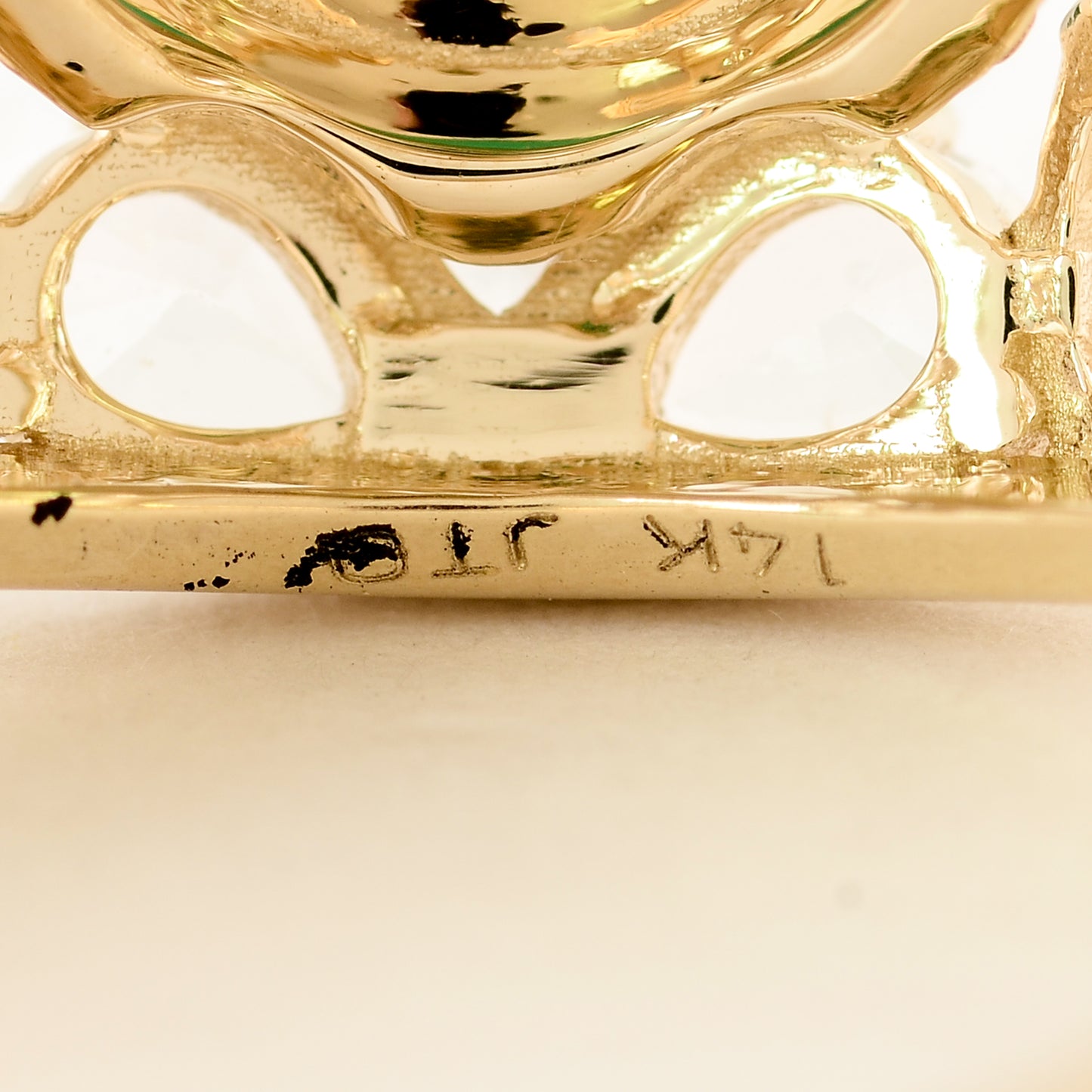 9.24 Ct Oval Natural Beryl Emerald 14K Gold Ring