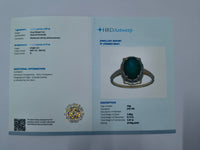 2.48 Ct Oval Natural Emerald 14K Gold Ring