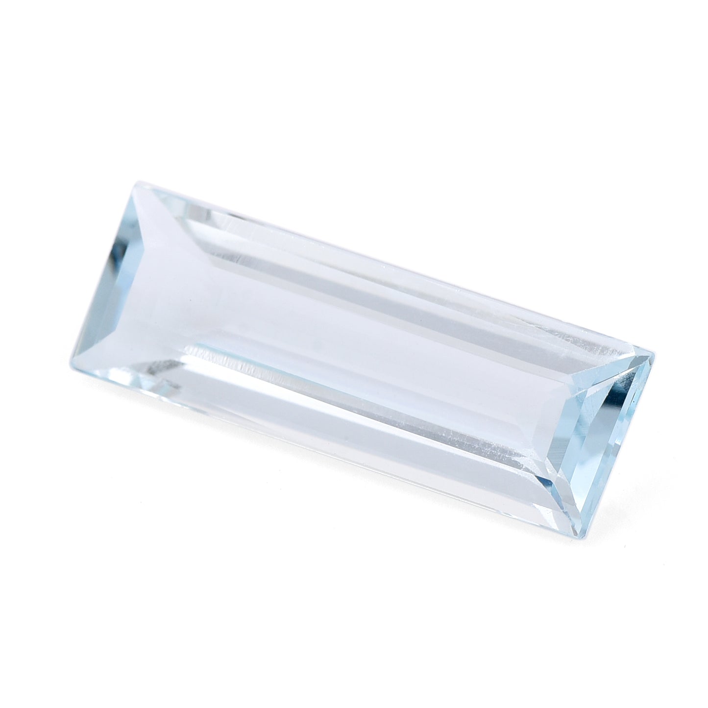 4.81 Natural Beryl Aquamarine Rectangular Step Cut Gemstone