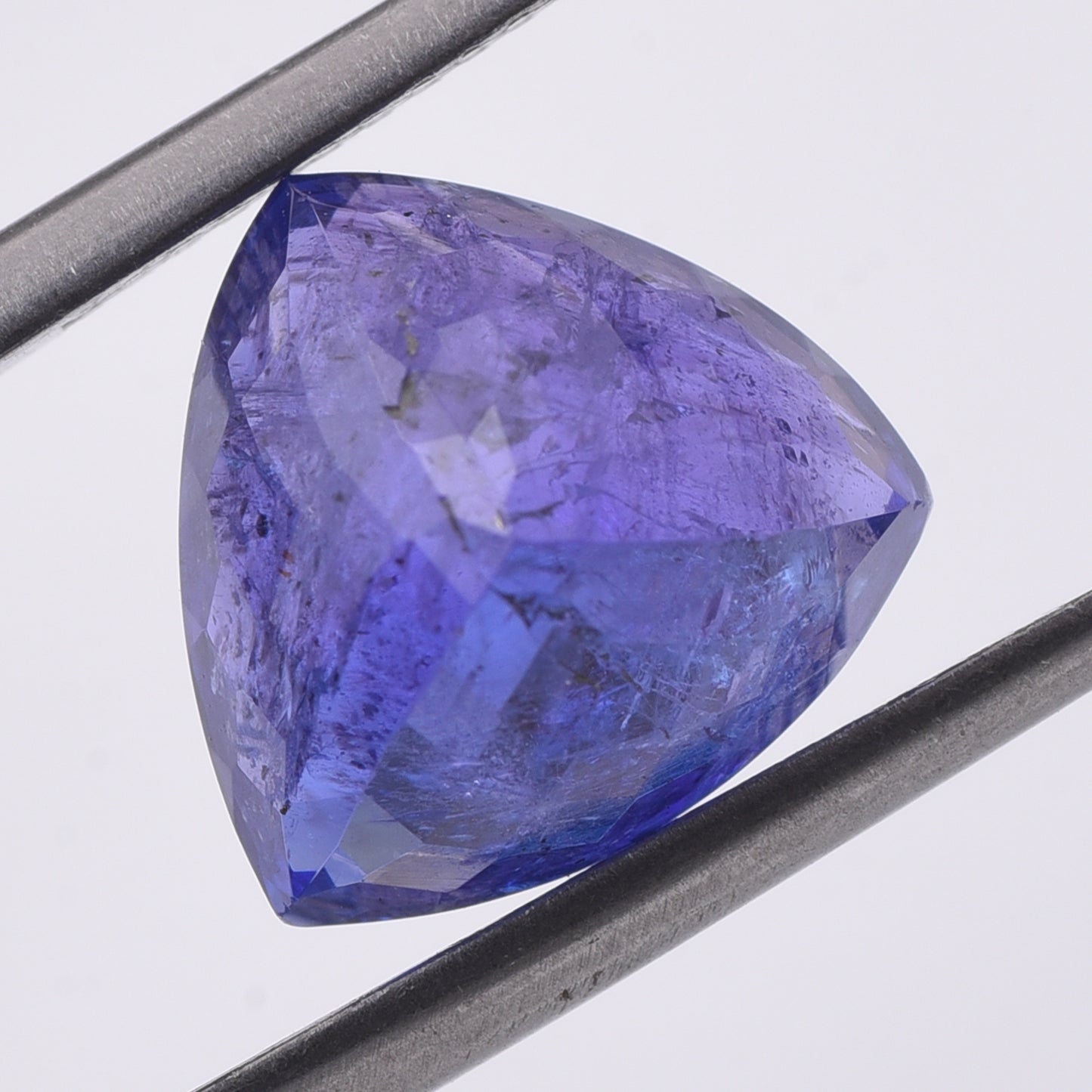 6.91 Natural Zoisite Tanzanite Triangular Mixed Cut Gemstone