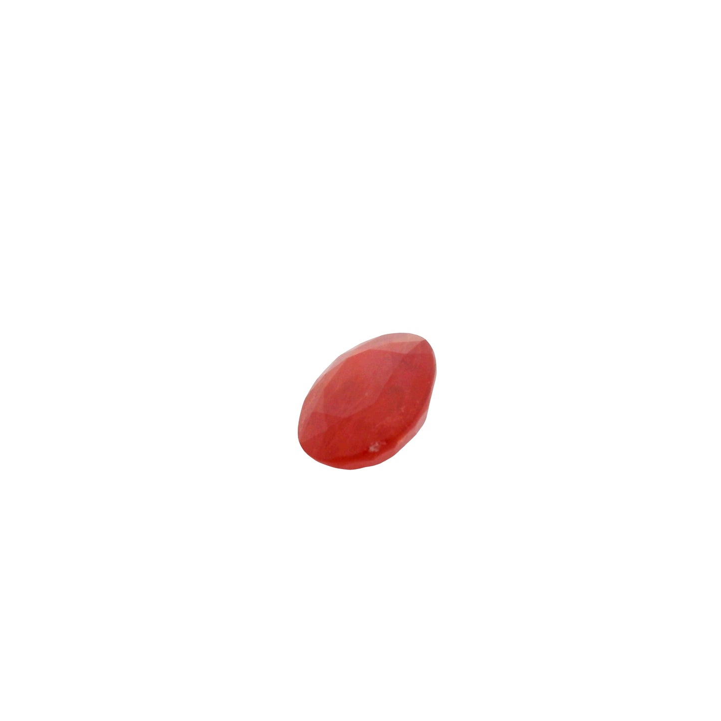 4.87 Orange Sapphire Oval Gemstone