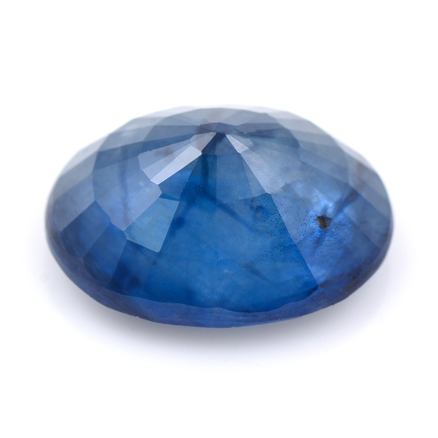 10.91 Natural Corundum Sapphire Oval Mixed Cut Gemstone