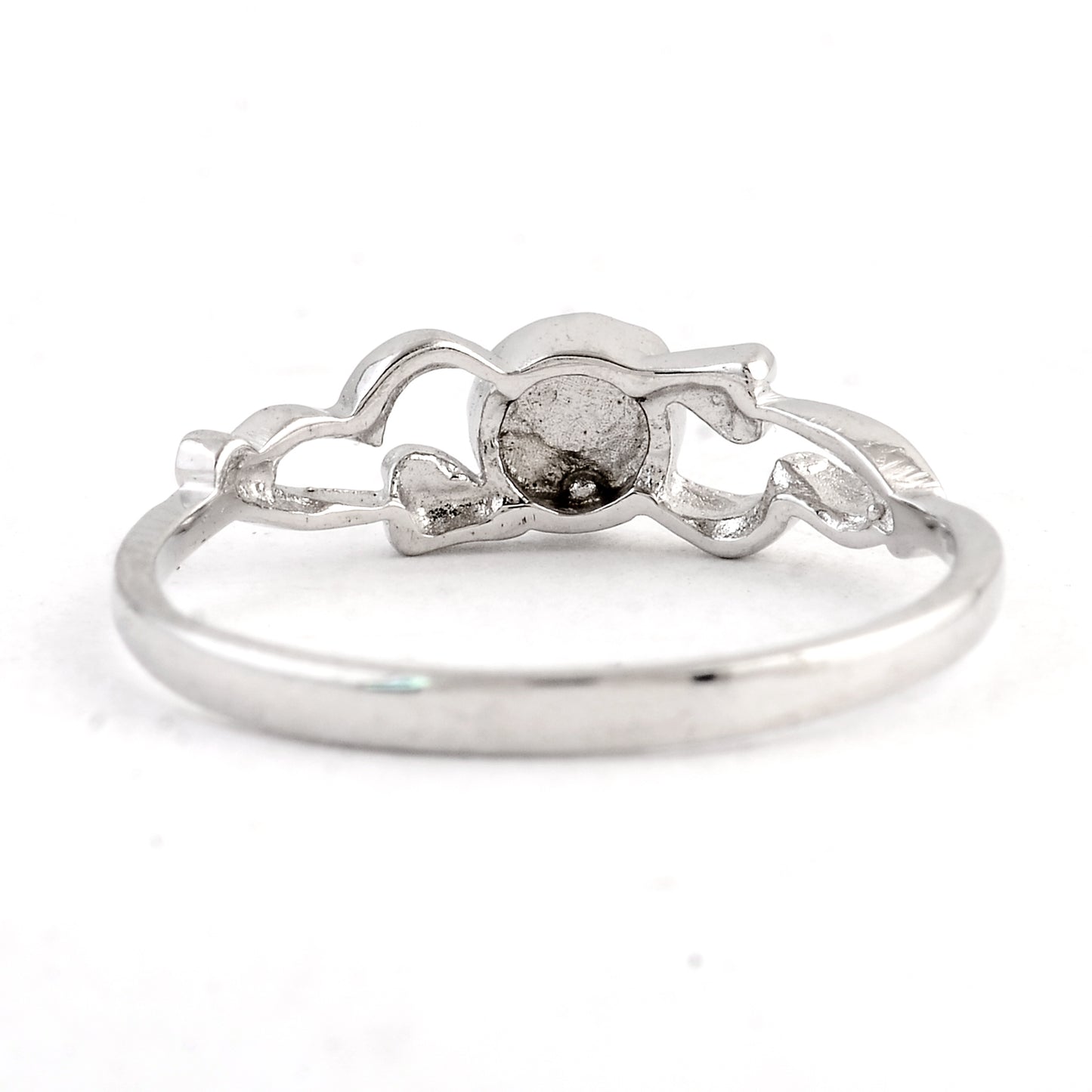 0.00 Ct Plain 925 Sterling Silver Ring