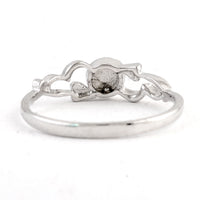 0.00 Ct Plain 925 Sterling Silver Ring