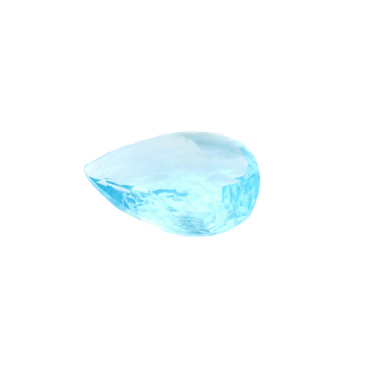 29.05 Blue Topaz Pear Gemstone