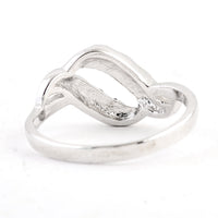 0.00 Ct Plain 925 Sterling Silver Ring
