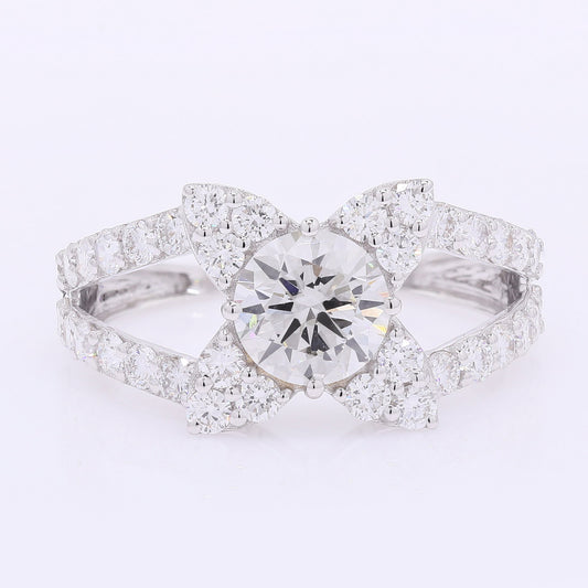 2.11 Carats Lab Grown Diamond 14K Gold Ring